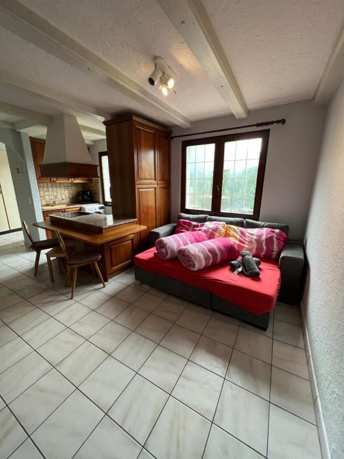 Tiny Apartment With Amazing View, Garden & Terras Schattdorf Экстерьер фото